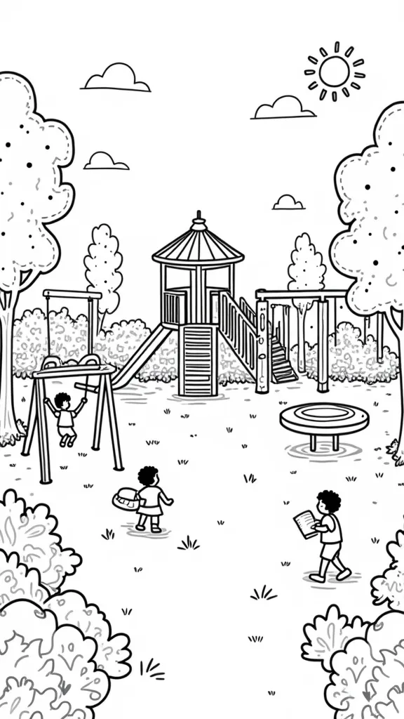 coloring page playground